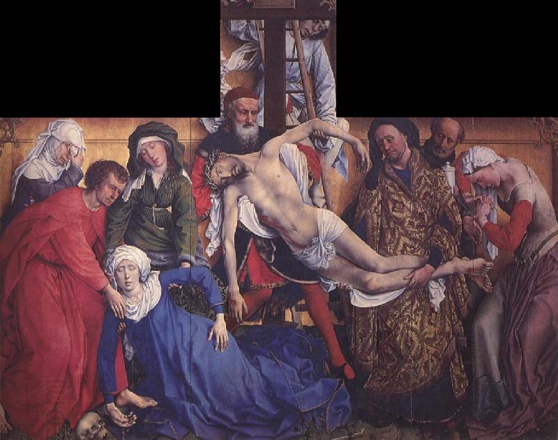 Rogier van der Weyden Korsnedtagningen oil painting picture